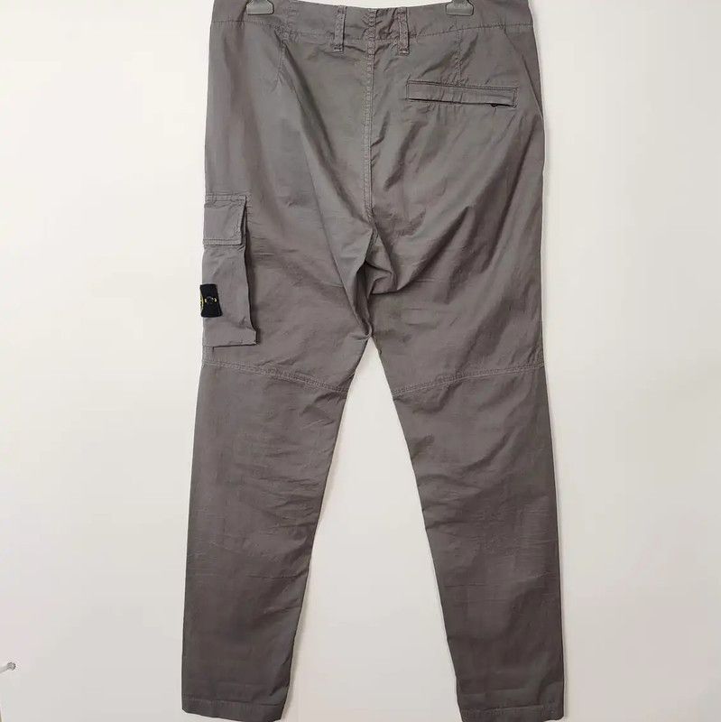 Stone Island Stone Island Gray Cotton Casual Pants 0089 Size US 32 / EU 48 - 2 Thumbnail
