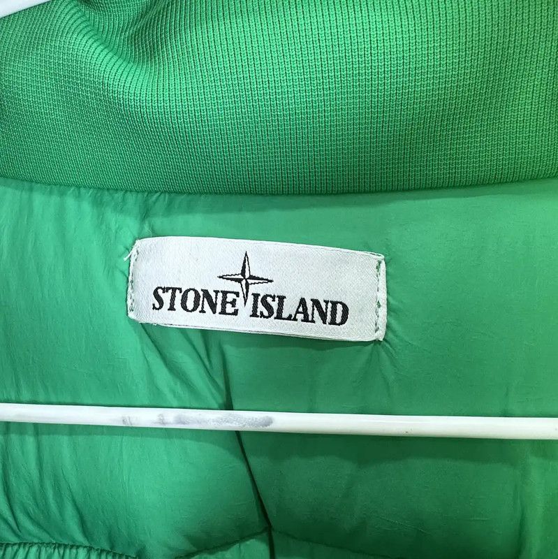 Stone Island Stone Island Green Cotton Blend Puffer Jacket 0089 Size US XXL / EU 58 / 5 - 3 Thumbnail