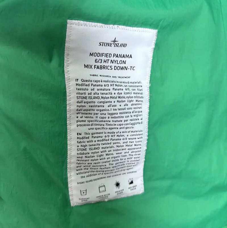 Stone Island Stone Island Green Cotton Blend Puffer Jacket 0089 Size US XXL / EU 58 / 5 - 5 Thumbnail