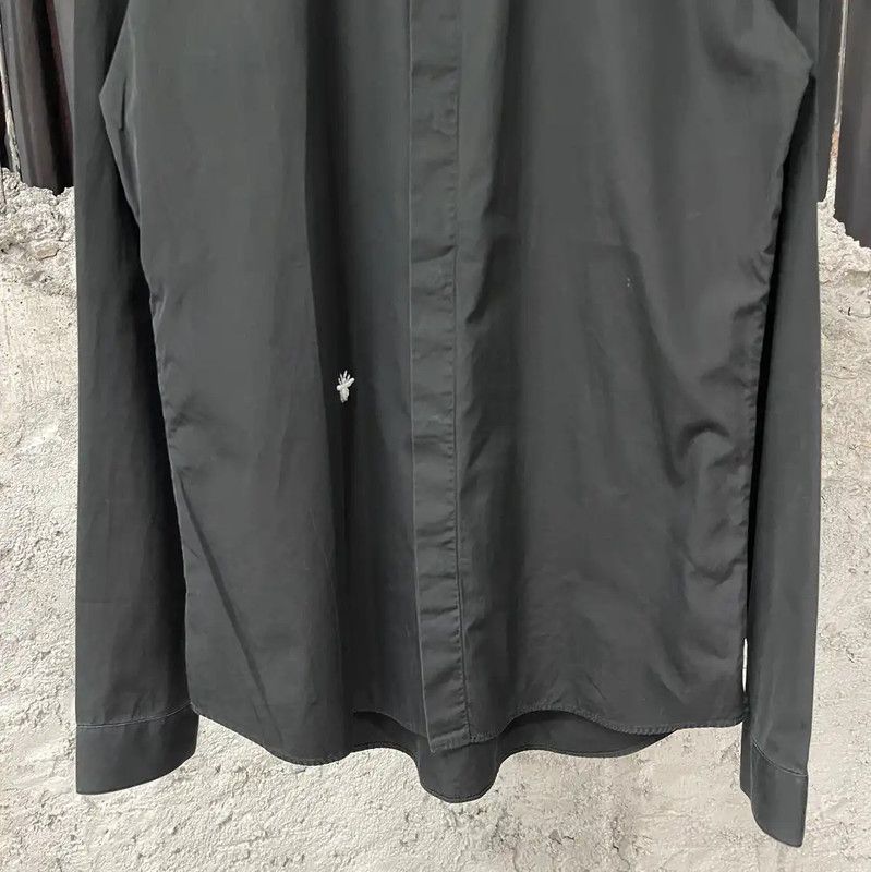Dior Dior Black Cotton Long Sleeve Shirt 0089 Size US M / EU 48-50 / 2 - 4 Thumbnail
