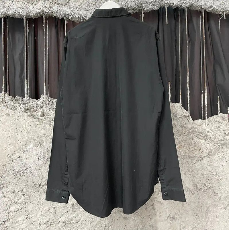 Dior Dior Black Cotton Long Sleeve Shirt 0089 Size US M / EU 48-50 / 2 - 2 Thumbnail