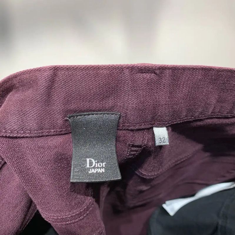 Dior Dior Red Cotton Casual Pants for Men 0089 Size US 30 / EU 46 - 2 Thumbnail