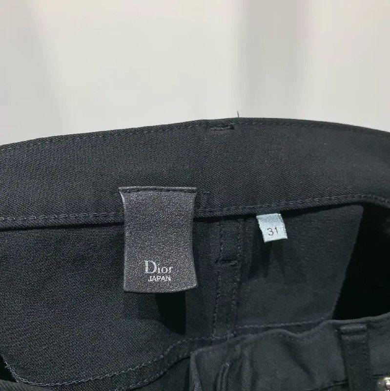 Dior Dior Black Cotton Casual Pants for Men 0089 Size US 32 / EU 48 - 2 Thumbnail