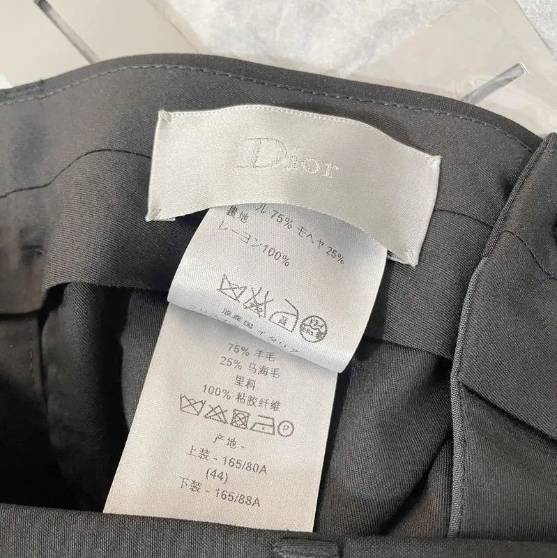 Dior Dior Men's Wool Casual Pants in Lagoon Blue 0089 Size US 32 / EU 48 - 4 Thumbnail