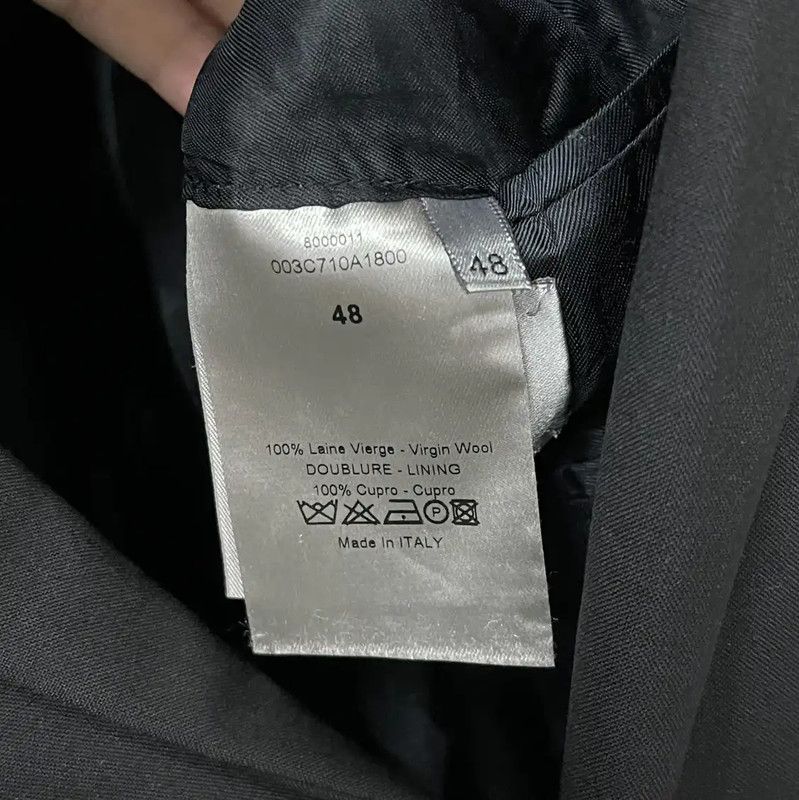 Dior Dior Long Sleeve Black Men's Overcoat 0089 Size US M / EU 48-50 / 2 - 6 Thumbnail