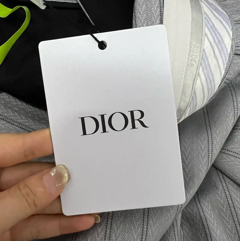 Dior Dior Men's Gray Striped Summer Shorts 0089 Size US 30 / EU 46 - 4 Thumbnail