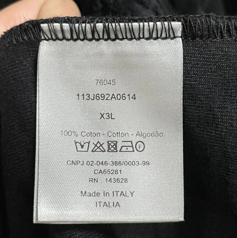 Dior Dior Summer XXXL Black Cotton T-Shirt 0089 Size US XXL / EU 58 / 5 - 5 Thumbnail