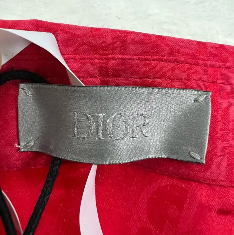 Dior Dior Red Logo Short Sleeve Shirt 0089 Size US M / EU 48-50 / 2 - 5 Thumbnail