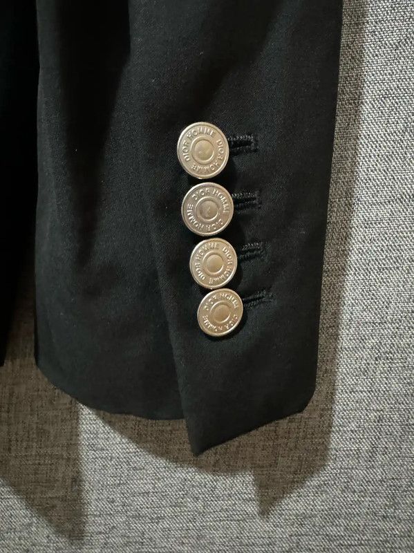 Dior Dior Men's Black Wool Embroidered Jacket 0089 Size US S / EU 44-46 / 1 - 3 Thumbnail