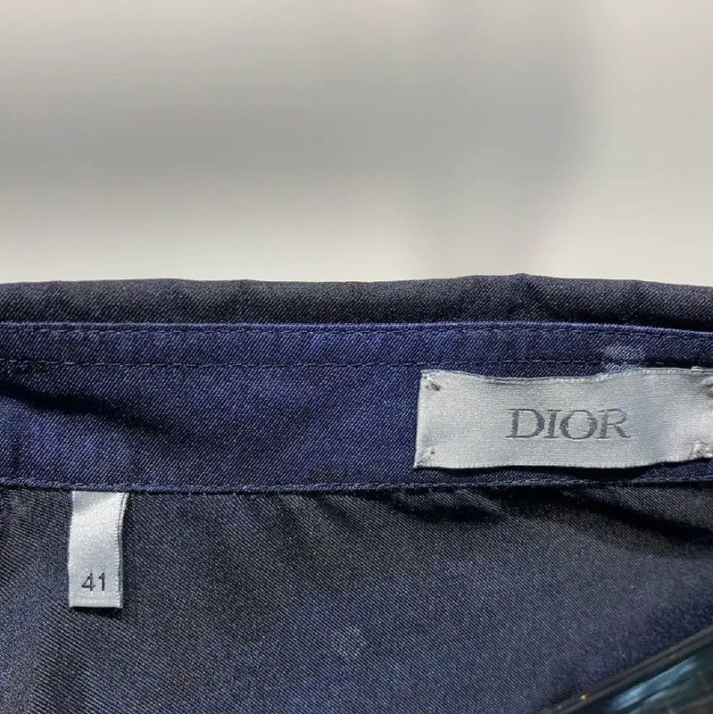 Dior Dior Black Silk Long Sleeve Shirt for Men 0089 Size US M / EU 48-50 / 2 - 3 Thumbnail