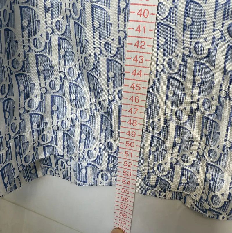 Dior Dior Summer Light Blue Silk Men's Shorts 0089 Size US 32 / EU 48 - 7 Thumbnail
