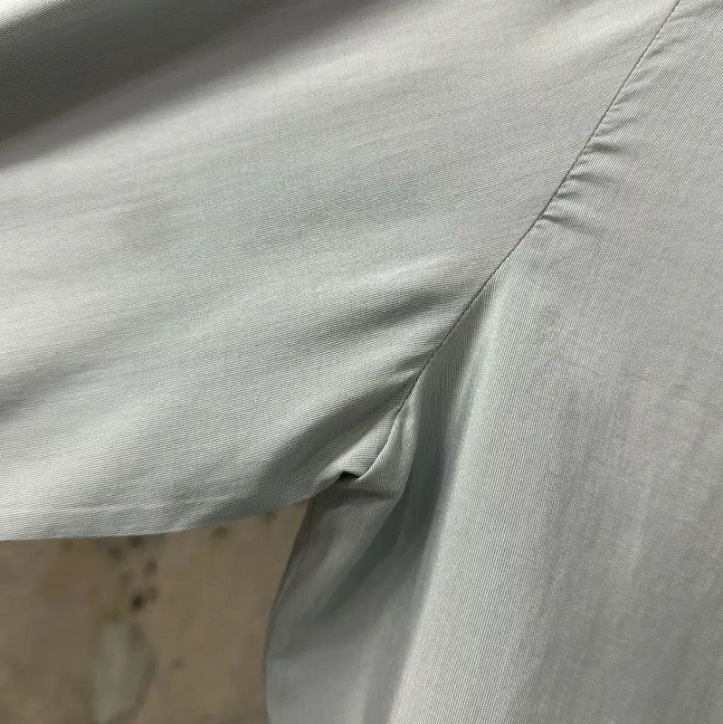 Dior Dior Long Sleeve Silk Shirt in Dark Gray 0089 Size US M / EU 48-50 / 2 - 6 Thumbnail