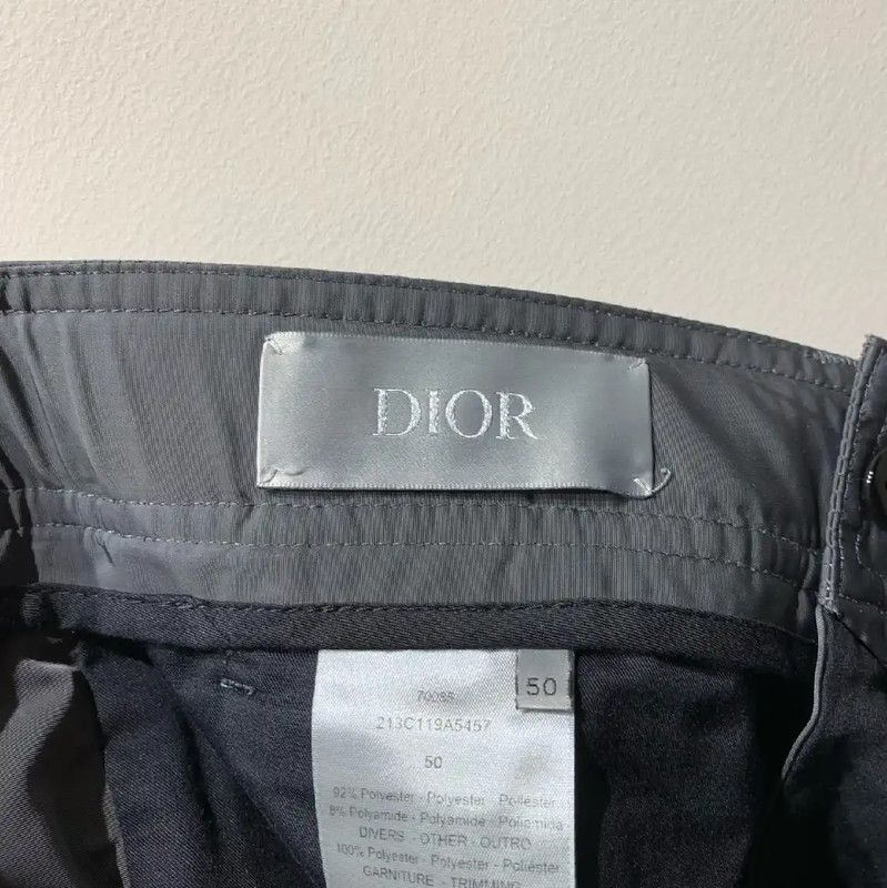 Dior Dior Casual Gray Nylon Trousers for Men 0089 Size US 30 / EU 46 - 2 Thumbnail