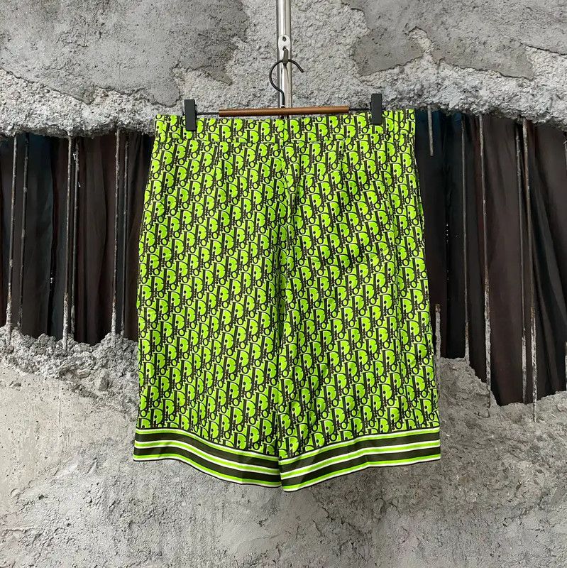 Dior Dior Green Men's Summer Shorts 0089 Size US 30 / EU 46 - 2 Thumbnail