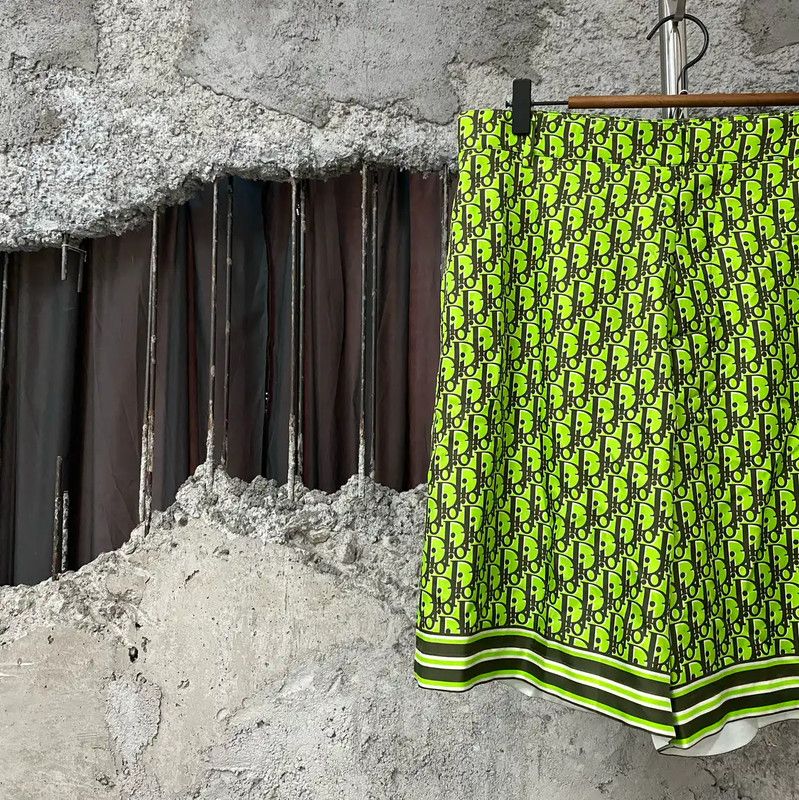 Dior Dior Green Men's Summer Shorts 0089 Size US 30 / EU 46 - 3 Thumbnail
