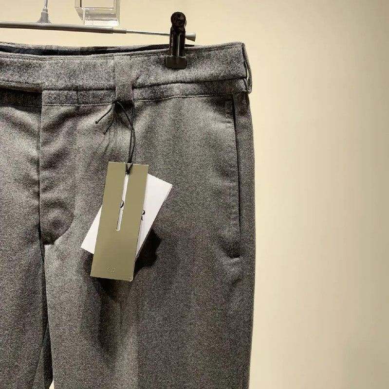Dior Dior Casual Gray Wool Men's Pants 0089 Size US 32 / EU 48 - 4 Thumbnail