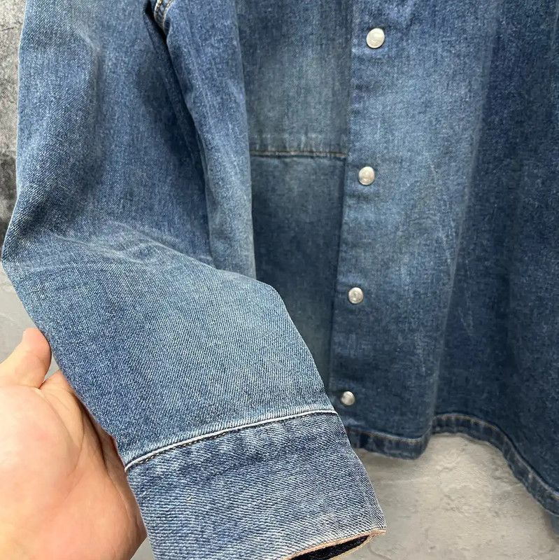 Dior Dior Blue Denim Jacket with Embroidery 0089 Size US M / EU 48-50 / 2 - 5 Thumbnail