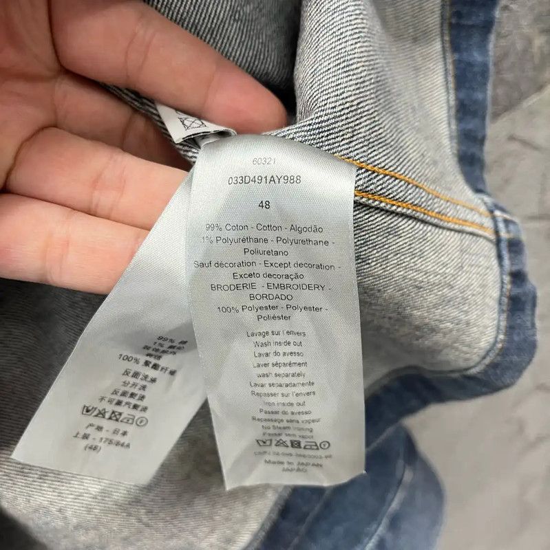 Dior Dior Blue Denim Jacket with Embroidery 0089 Size US M / EU 48-50 / 2 - 7 Thumbnail
