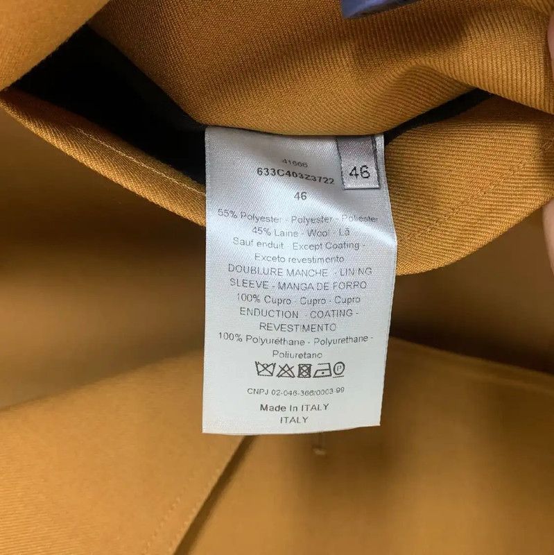 Dior Dior Colorblock Wool Mens Outerwear 0089 Size US M / EU 48-50 / 2 - 6 Thumbnail