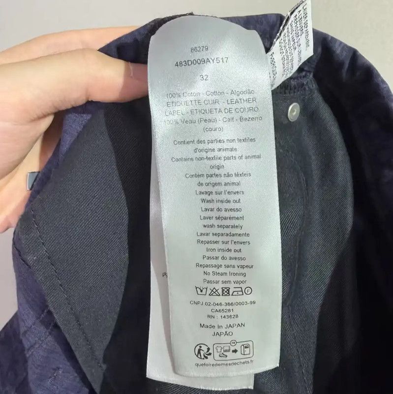 Dior Dior Casual Black Cotton Shorts for Men 0089 Size US 27 - 4 Thumbnail