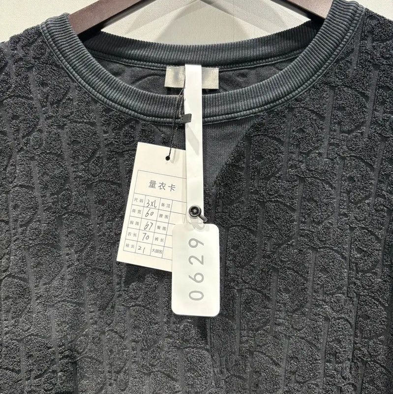 Dior Dior Black Cotton Blend XXXL Men's T-Shirt 0089 Size US XXL / EU 58 / 5 - 5 Thumbnail