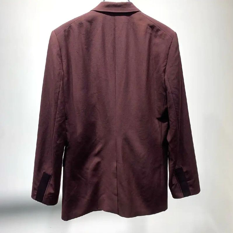 Dior Dior Burgundy Cotton Men's Coat 0089 Size US XL / EU 56 / 4 - 2 Thumbnail