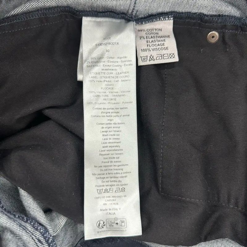 Dior Dior Black Casual Pants for Men 0089 Size US 32 / EU 48 - 4 Thumbnail