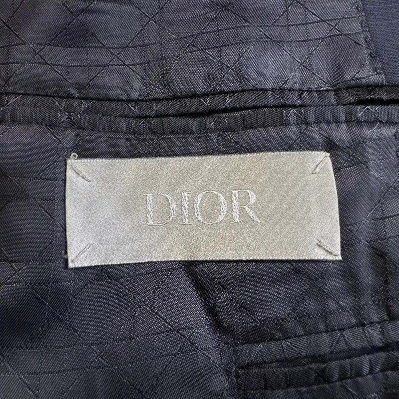 Dior Dior Men's Long Sleeve Blue Wool Embroidered Coat 0089 Size US M / EU 48-50 / 2 - 5 Thumbnail
