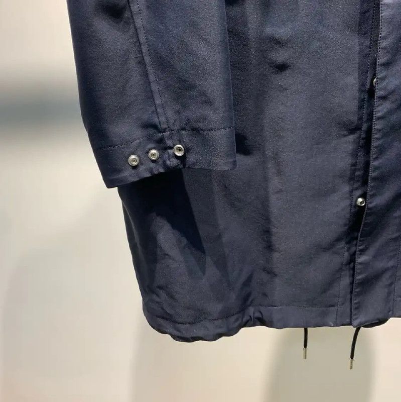 Dior Dior Men's Navy Nylon Outerwear Jacket 0089 Size US M / EU 48-50 / 2 - 5 Thumbnail