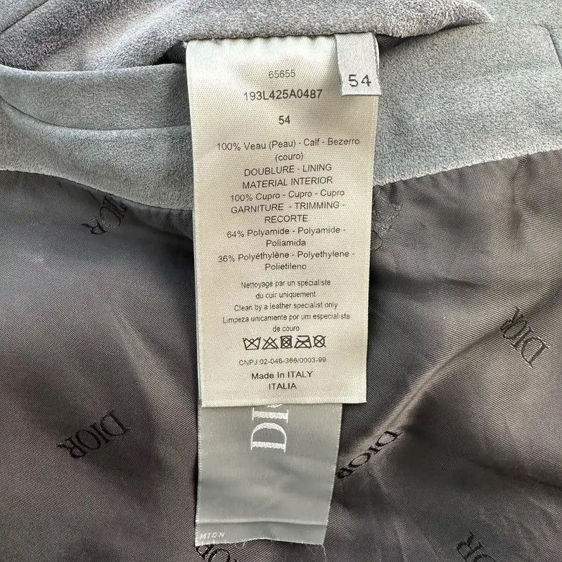 Dior Dior Gray Oversized Men's Outerwear Jacket 0089 Size US XXL / EU 58 / 5 - 9 Thumbnail