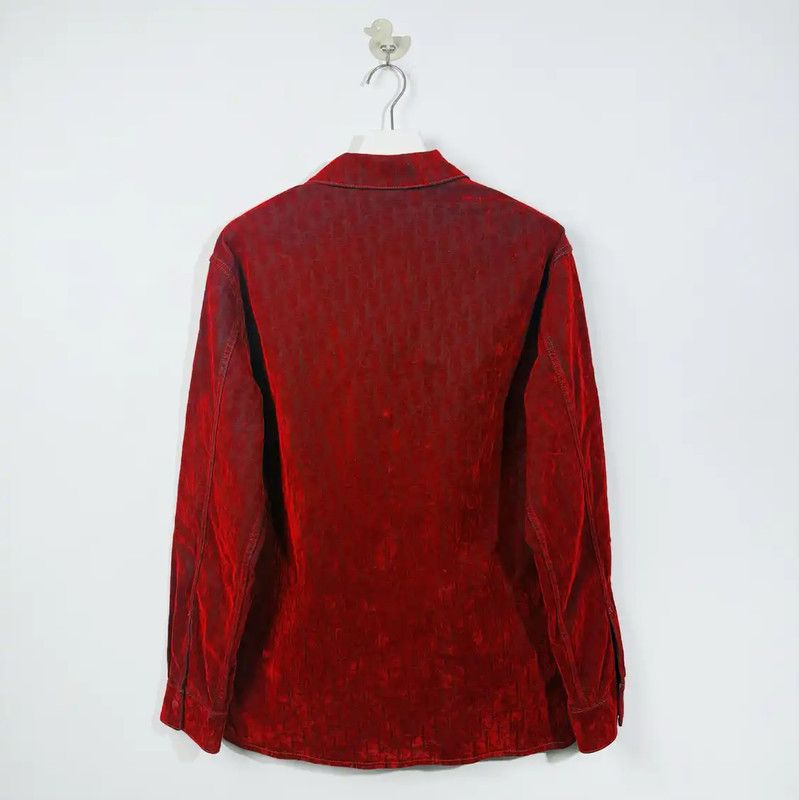 Dior Dior Red Plant Fiber Jacket with Embroidery 0089 Size US M / EU 48-50 / 2 - 2 Thumbnail