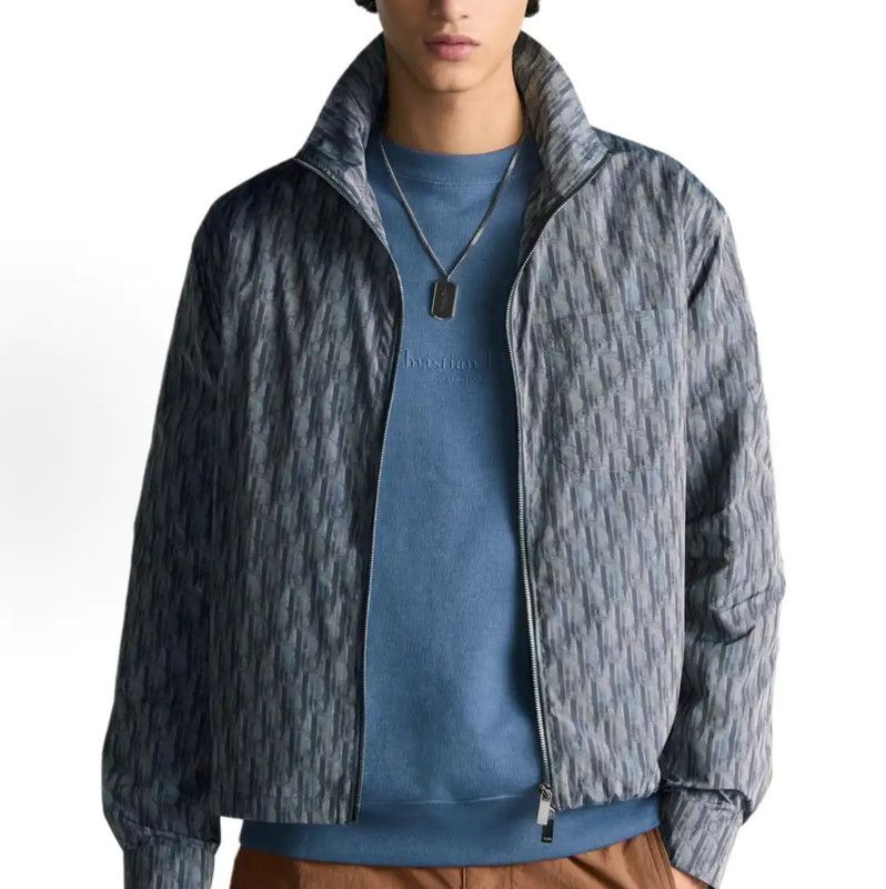 Dior Dior Gray Polyester Men's Jacket 0089 Size US M / EU 48-50 / 2 - 9 Thumbnail
