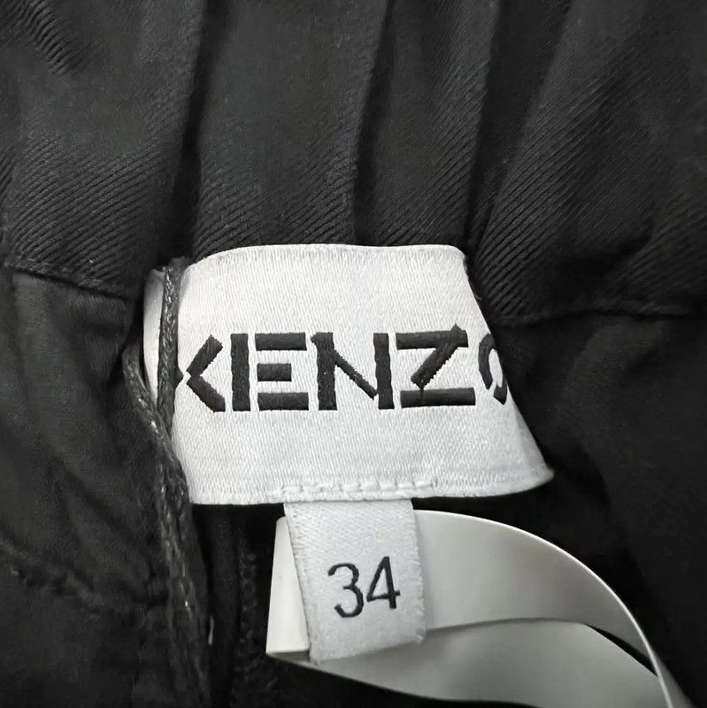 Kenzo Kenzo Summer Black Cotton Casual Pants 0089 Size US 32 / EU 48 - 3 Thumbnail