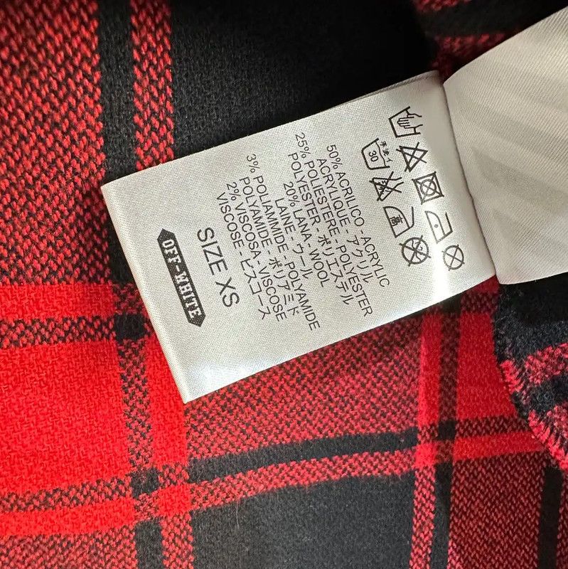 Off-White Off-White Red Wool Cardigan for Men 0089 Size US XS / EU 42 / 0 - 6 Thumbnail