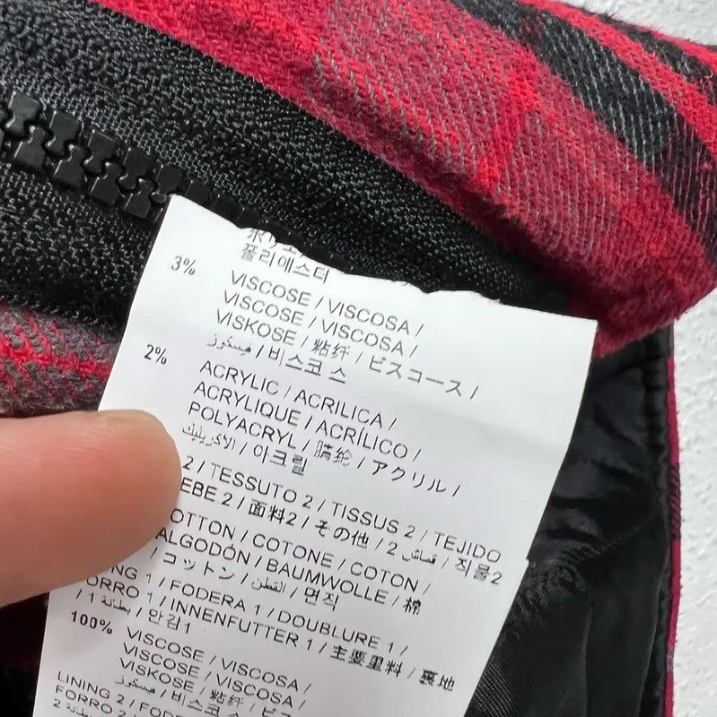 Off-White Off-White Red Plaid Long Sleeve Jacket 0089 Size US S / EU 44-46 / 1 - 5 Thumbnail