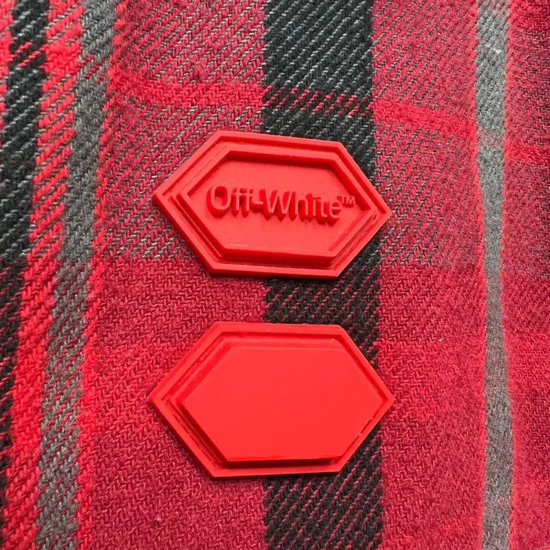 Off-White Off-White Red Plaid Long Sleeve Jacket 0089 Size US S / EU 44-46 / 1 - 4 Thumbnail