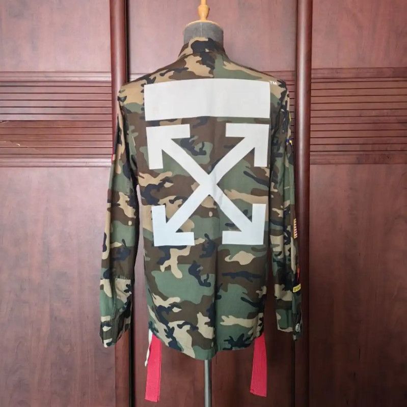Off-White Off-White Military Green Men's Outerwear 0089 Size US XS / EU 42 / 0 - 2 Thumbnail