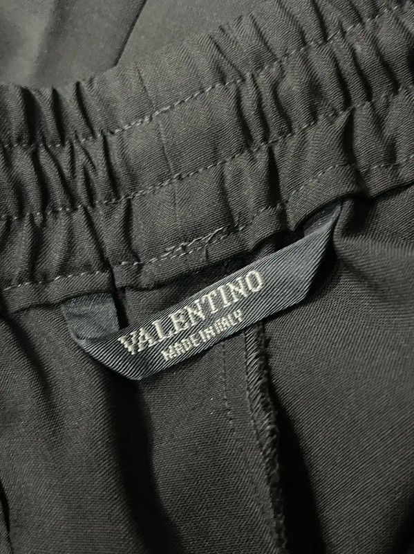 Valentino Valentino Black Embroidered Casual Trousers 0089 Size US 30 / EU 46 - 7 Thumbnail