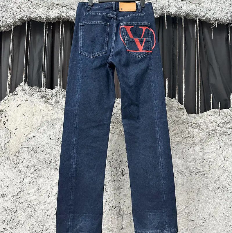 Valentino Valentino Blue Casual Pants for Men 0089 Size US 30 / EU 46 - 2 Thumbnail