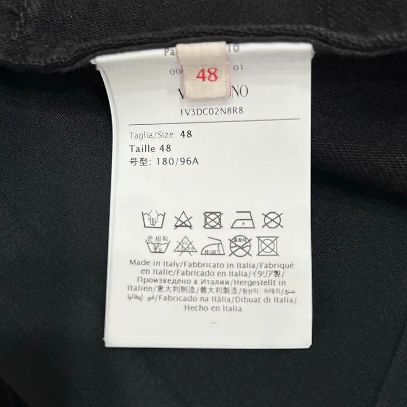 Valentino Valentino Black Men's Casual Jacket 0089 Size US M / EU 48-50 / 2 - 6 Thumbnail