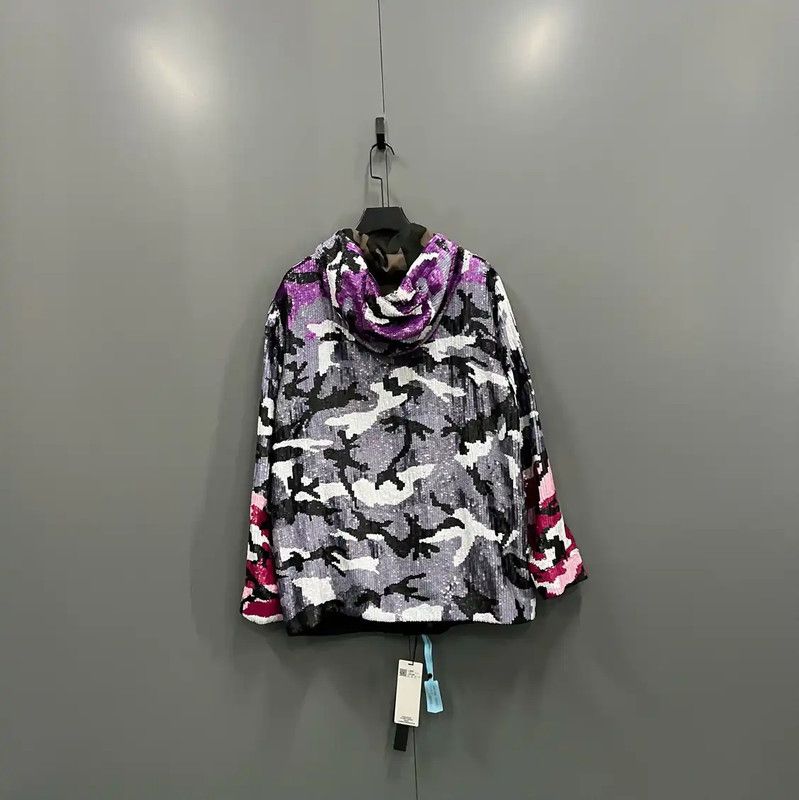 Valentino Valentino Colorful Camo Cotton Long Sleeve Jacket 0089 Size US M / EU 48-50 / 2 - 2 Thumbnail