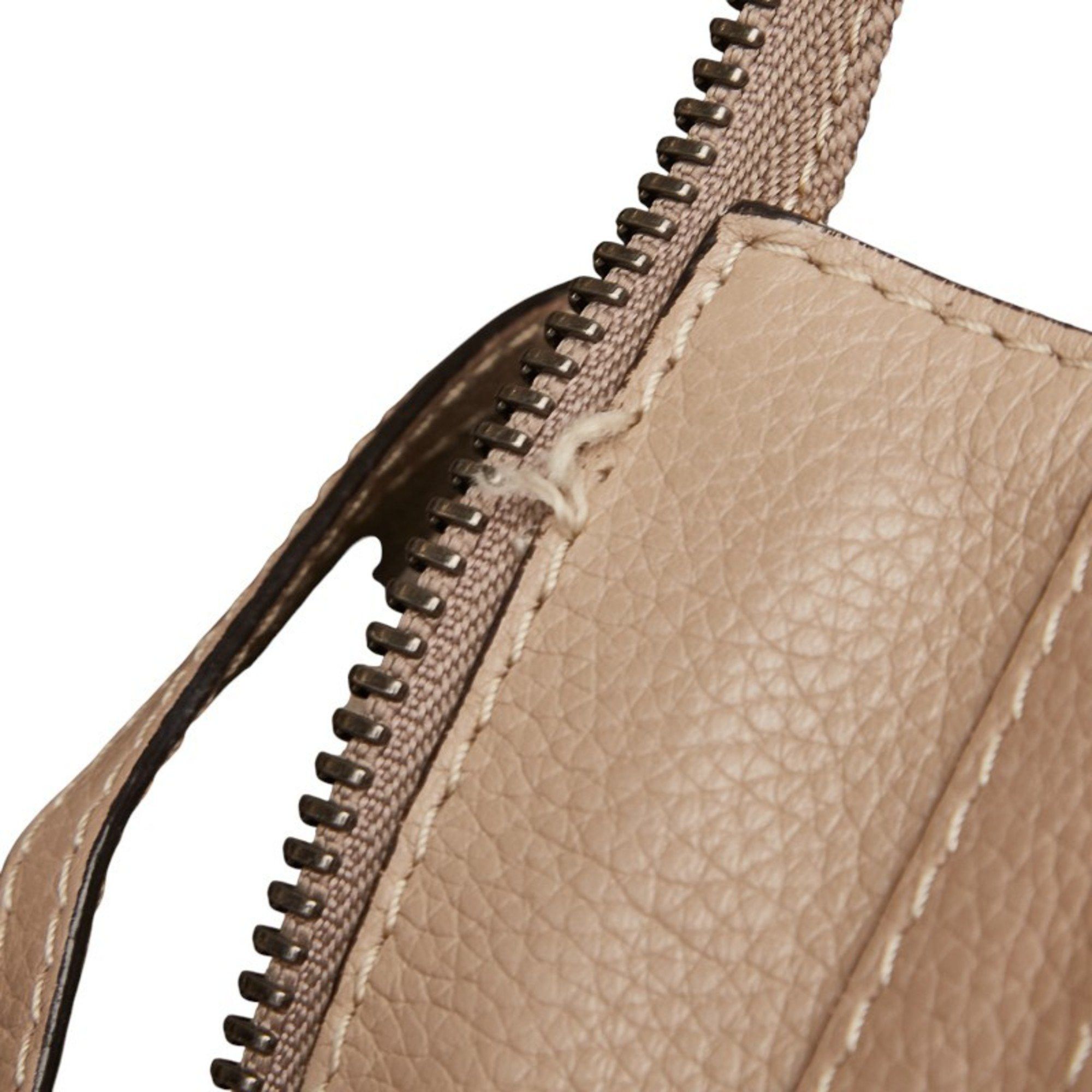 Celine Celine Luggage Micro Shopper Handbag in Beige Leather for Women Size ONE SIZE - 10 Thumbnail