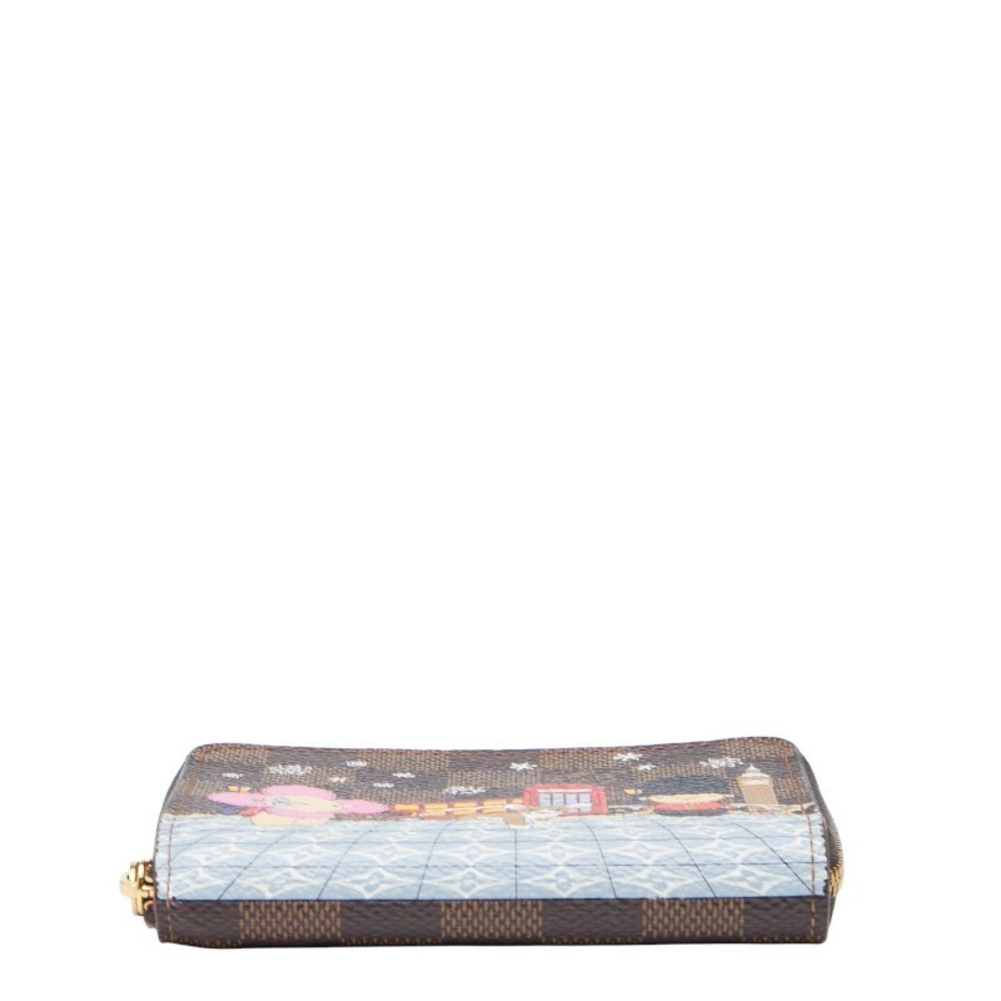 Louis Vuitton Louis Vuitton Damier Vivienne Zippy Coin Purse N60492 Brown Multicolor Women's LOUIS VUITTON Size ONE SIZE - 3 Thumbnail