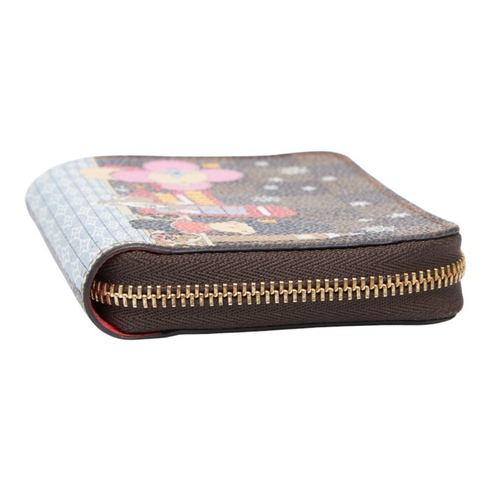 Louis Vuitton Louis Vuitton Damier Vivienne Zippy Coin Purse N60492 Brown Multicolor Women's LOUIS VUITTON Size ONE SIZE - 4 Thumbnail