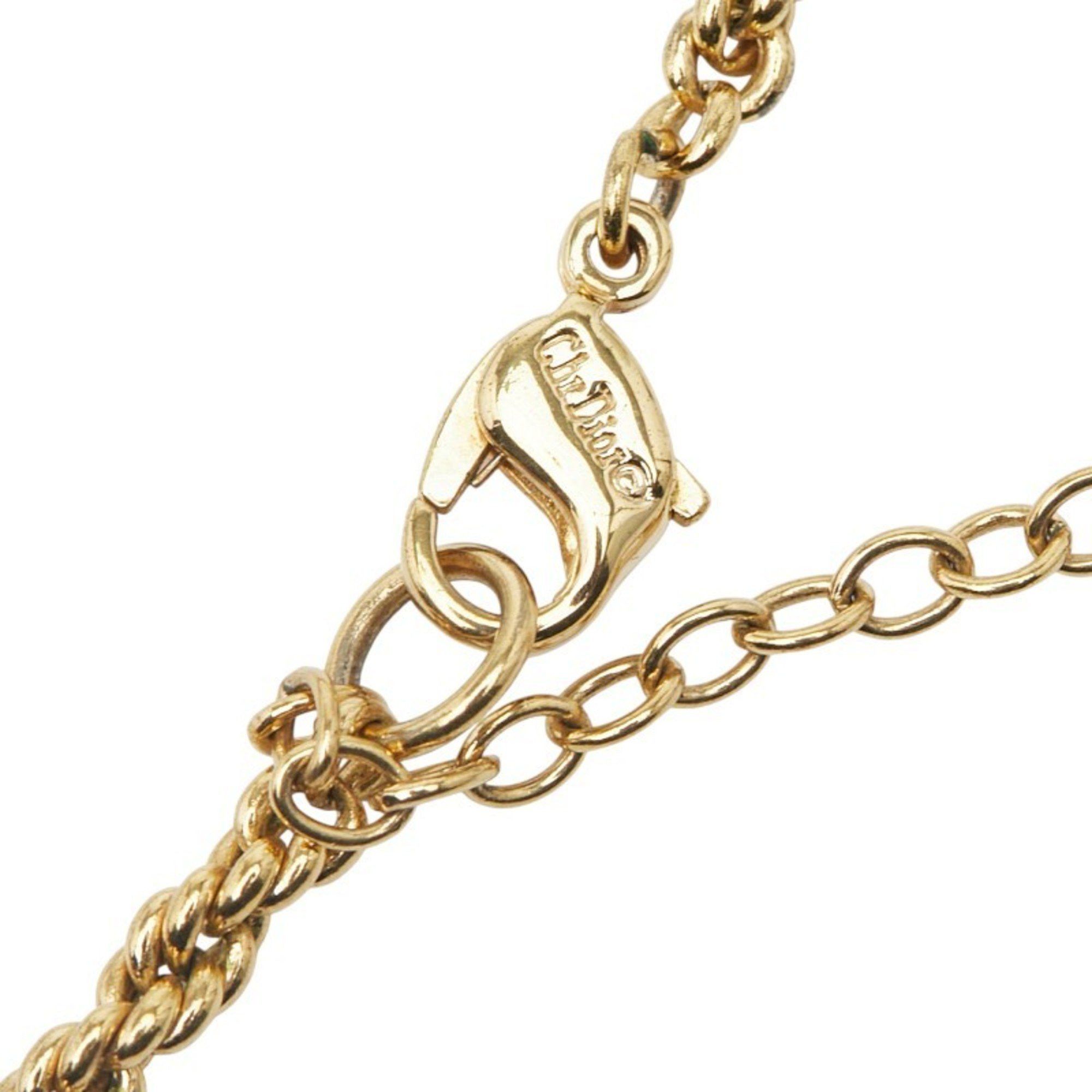 Dior Christian Dior Dior CD logo necklace, gold plated, for women. Size ONE SIZE - 5 Thumbnail