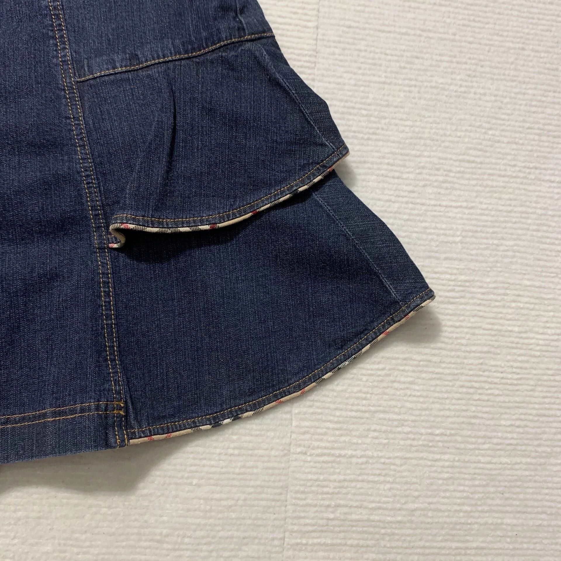 Burberry Burberry Denim Mini Skirt M - dmc Size US 28 / EU 44 - 3 Thumbnail