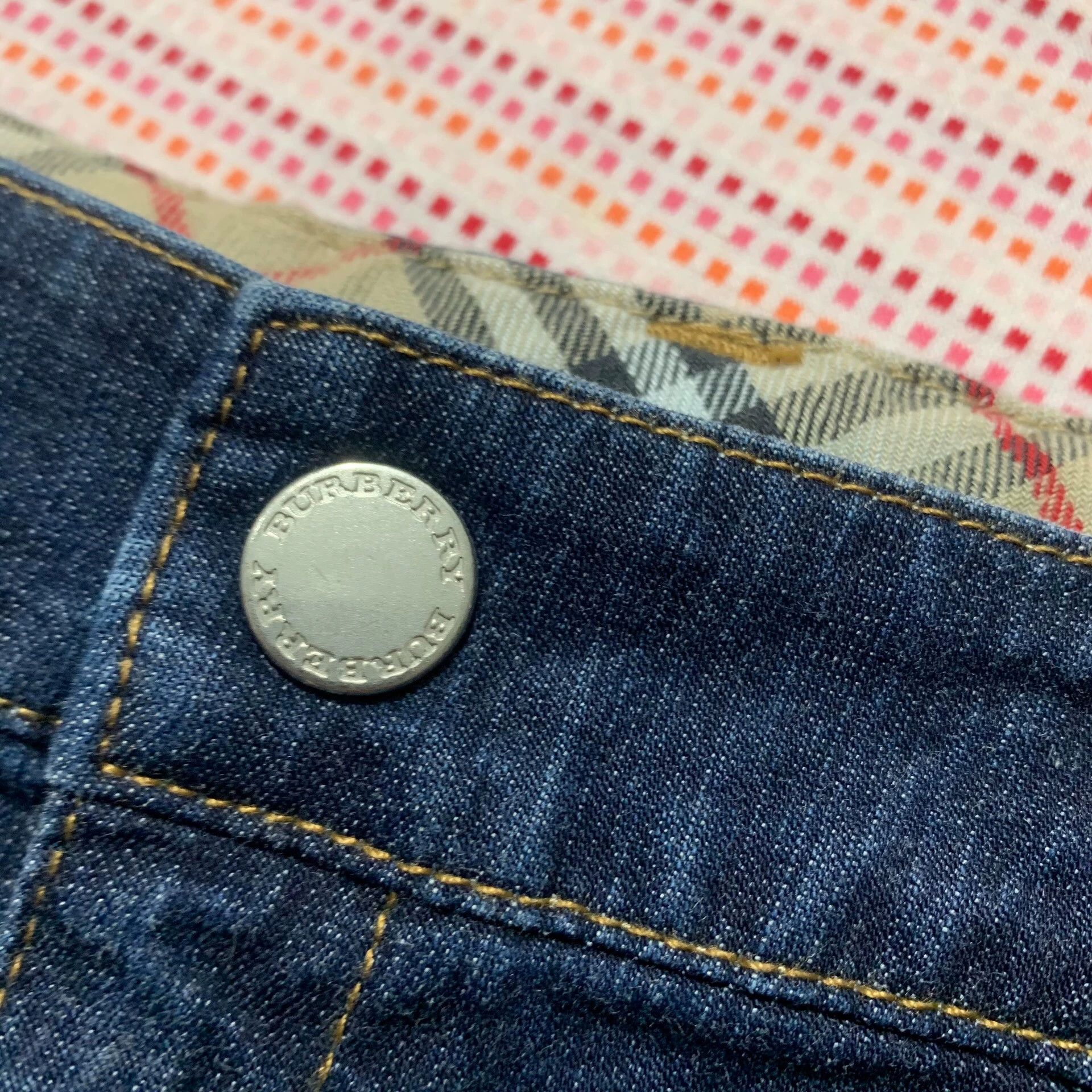 Burberry Burberry Denim Mini Skirt M - dmc Size US 28 / EU 44 - 2 Thumbnail