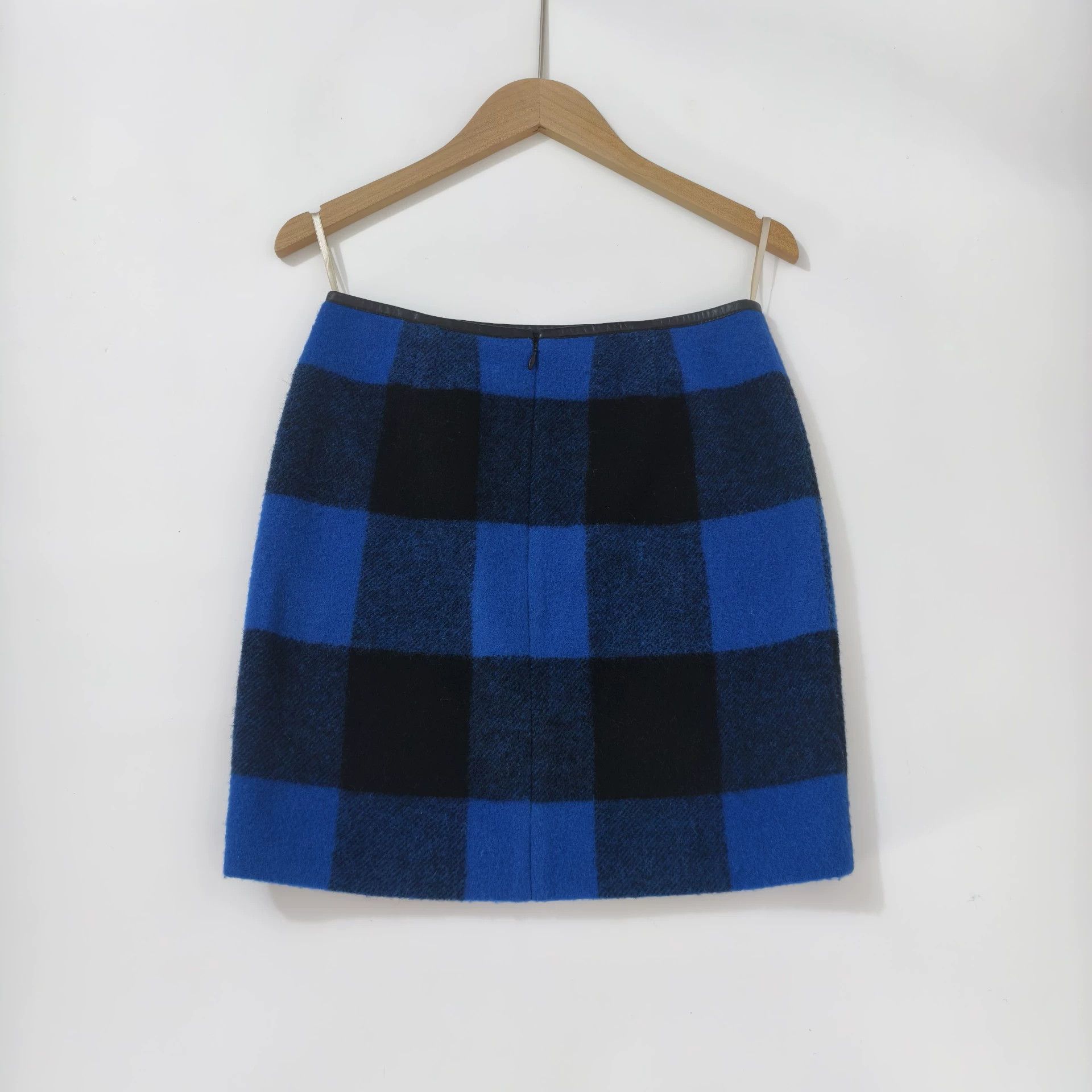 Burberry Vintage Burberry Blue Check Mini Skirt - dmc Size US 36 / EU 52 - 4 Thumbnail
