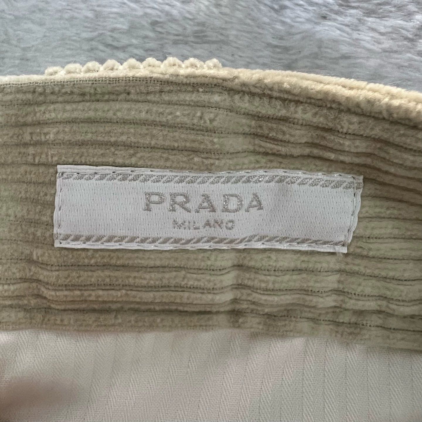 Prada Prada Beige Corduroy Cargo Pants - dmc Size US 31 - 3 Thumbnail