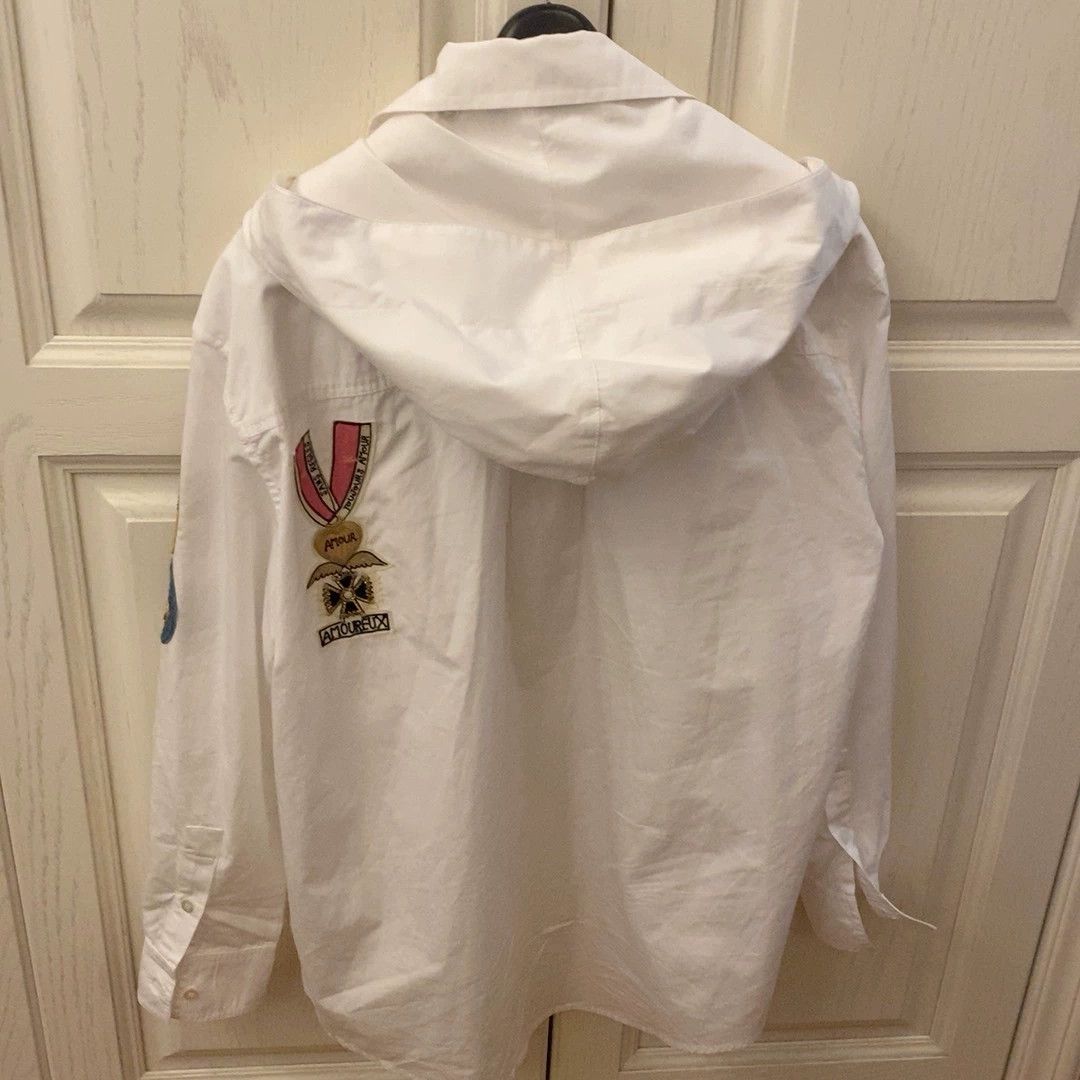 Valentino Valentino Embroidered White Outerwear - dmc Size US S / EU 44-46 / 1 - 6 Thumbnail